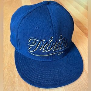 Trinity College Under Armour Hat Bantams Script Yellow and Navy